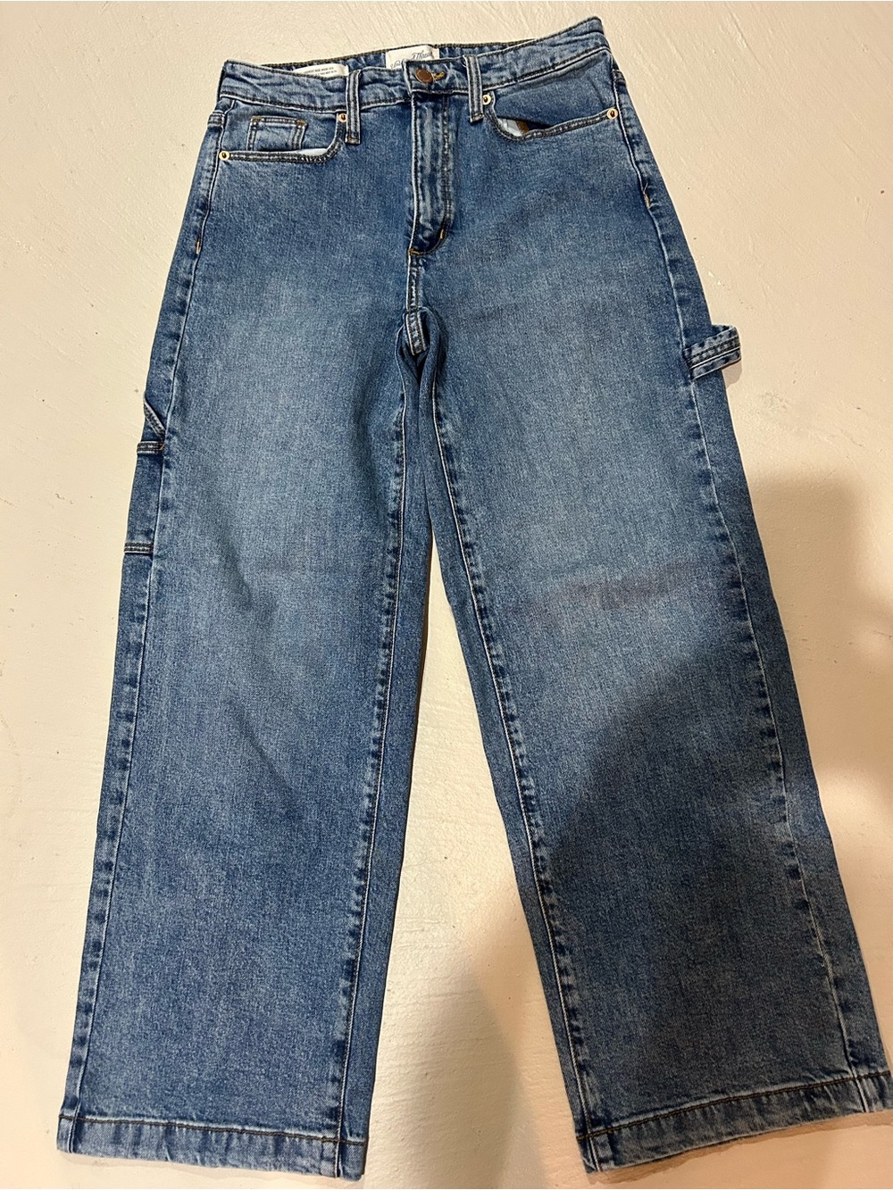 Classic Universal Threads carpenter women’s  Straight Fit Blue Jeans
